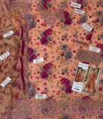 Baroque Eid lawn 3pc unstitched suit 2026 digital printed lawn 90/88 with chiffon dupatta price in Pakistan sarastore.pk