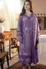 Zara Shahjahan Airjet Lawn 9070 embroidered lawn suit with digital print voil dobby dupatta sarastore.pk