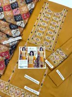 Aneela's Lawn Suit Code SS-AN-DVD-9037 embroidered suit with digital print voil dobby dupatta sarastore.pk