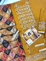 Aneela's Lawn Suit Code SS-AN-DVD-9037 embroidered suit with digital print voil dobby dupatta sarastore.pk