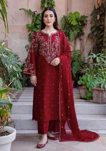 Batik Pure Airjet Lawn 90/70 Code SS-BT-CND-9033 embroidered suit with cotton net dupatta sarastore.pk
