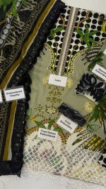 Maria B MPT-2905-A Lawn & Chiffon 3PCS Unstitched Suit Summer 2026 with chiffon dupatta sarastore.pk