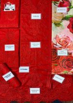 Mushq Valentina MSL04-22 Lawn & Silk 3PCS Chikankari Embroidered Suit Summer 2026 with Silk Digital Dupatta sarastore.pk