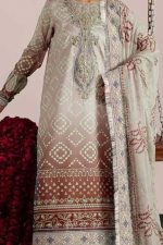 Nureh Airjet Lawn 90/70 Code SS-NR-LCD-9029 digital print suit with chiffon dupatta patches sarastore.pk