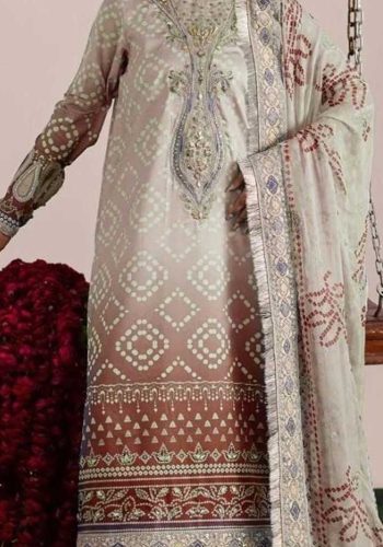 Nureh Airjet Lawn 90/70 Code SS-NR-LCD-9029 digital print suit with chiffon dupatta patches sarastore.pk