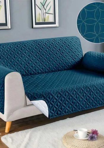 Zinc Ultrasonic Microfiber Sofa Runner Grey 3 Layer Anti Slip Sofa Cover Price in Pakistan