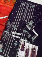 Urge Lawn Suit Code SS-UR-DVD-9036 embroidered suit with digital print voil dobby dupatta sarastore.pk