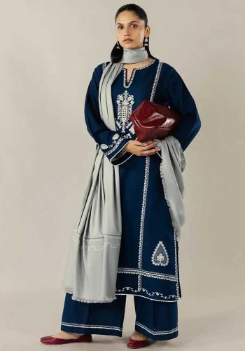 Zara Shahjahan Airjet Lawn 9070 Code SS-ZS-BCD-9032 embroidered suit with Bamber embroidery dupatta sarastore.pk