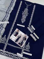 Zara Shahjahan Airjet Lawn 9070 Code SS-ZS-BCD-9032 embroidered suit with Bamber embroidery dupatta sarastore.pk