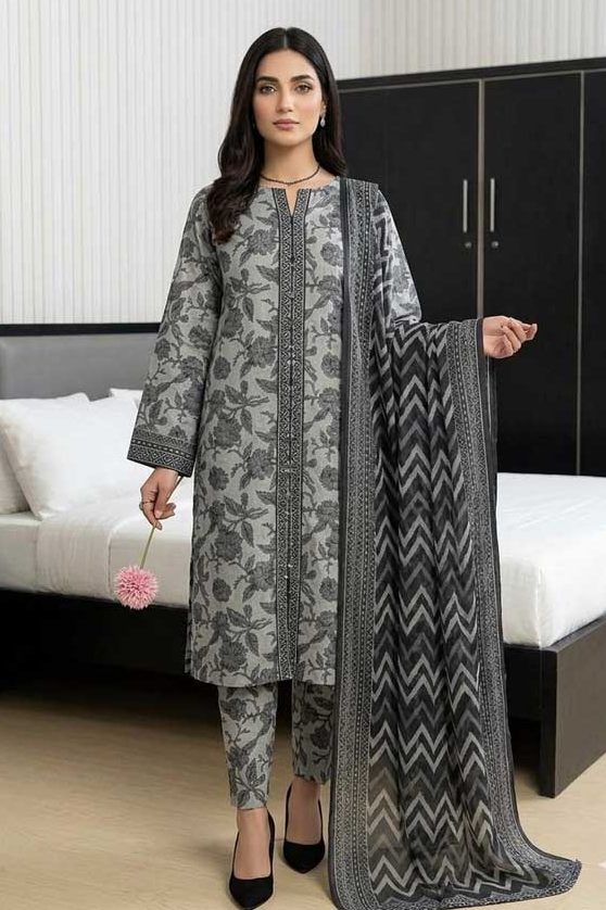 Bin Saeed Airjet Lawn 90/88 Digital Print 3PCS Suit Summer 2026 with printed shirt dupatta trouser sarastore.pk