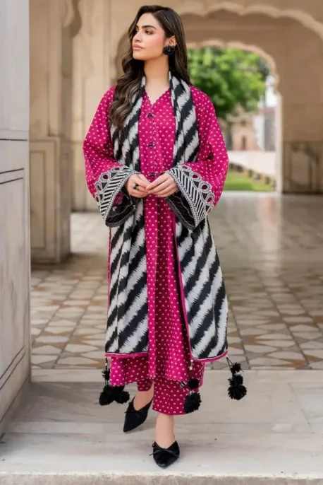 Bin Saeed Airjet Lawn 90/88 Digital Print 3PCS Suit Summer 2026 with printed shirt dupatta trouser sarastore.pk