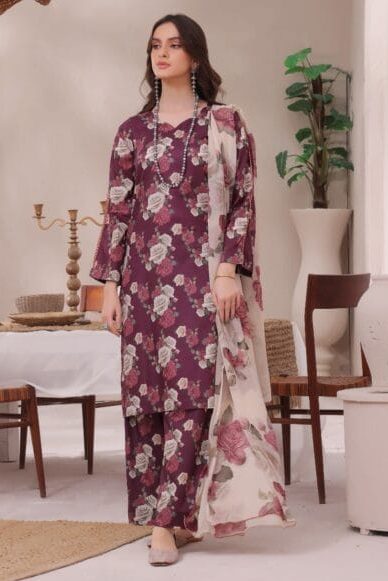Bin Saeed Airjet Lawn 90/88 Digital Print 3PCS Suit Summer 2026 with printed shirt dupatta trouser sarastore.pk