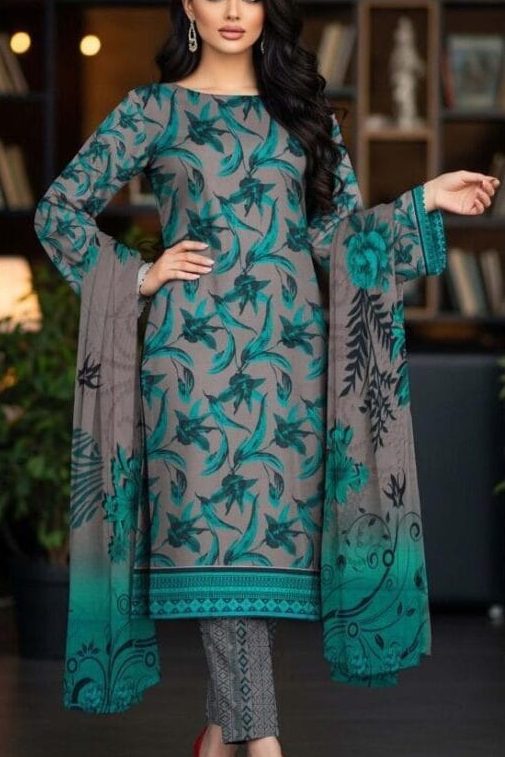 Bin Saeed Airjet Lawn 90/88 Digital Print 3PCS Suit Summer 2026 with printed shirt dupatta trouser sarastore.pk