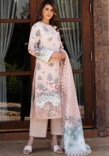 Afrozeh Luxury Digital Print Airjet Lawn 90/88 Code SS-AFR-DPCCD-9038-2 with crinkle chiffon dupatta sarastore.pk