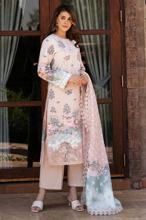 Afrozeh Luxury Digital Print Airjet Lawn 90/88 Code SS-AFR-DPCCD-9038-2 with crinkle chiffon dupatta sarastore.pk