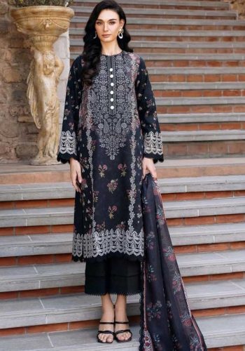 Afrozeh Luxury Digital Print Airjet Lawn 90/88 Code SS-AFR-DPCCD-9038 with crinkle chiffon dupatta sarastore.pk