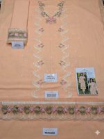 Maria.B Peach Embroidered 2 Piece Lawn Suit Code SS-MB-2PC-9042 premium lawn dress at sarastore.pk