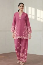 COCO by Zara Shahjahan Light Pink 2 Piece Embroidered Lawn Suit SS-CC-2PC-9044 Summer Collection 2026 sarastore.pk