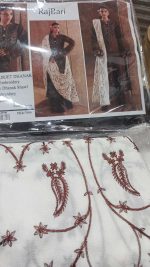 Premium Airjet Dhanak embroidered winter suit RAJBARI 1223 with Dhanak shawl