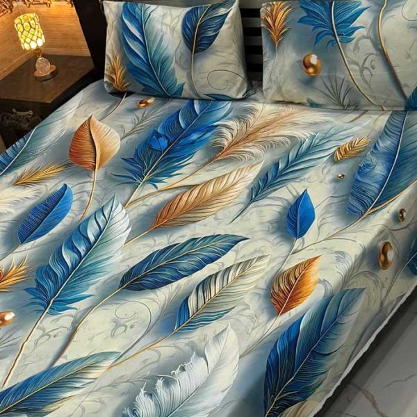 royal-feather-9d-digital-printed-bedsheets-micro-cotton-sarastore-pk