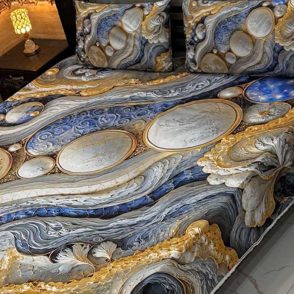 marble-geode-9d-digital-printed-bedsheets-micro-cotton-sarastore-pk