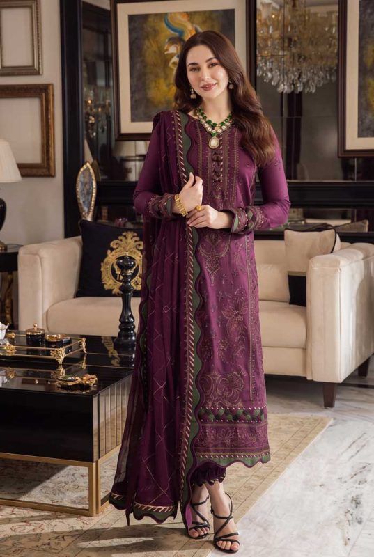 asim-jofa-embroidered-dhanak-suit-plum-purple-sarastore-pk