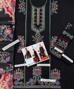 izel-black-embroidered-dhanak-suit-winter-collection-sarastore-pk
