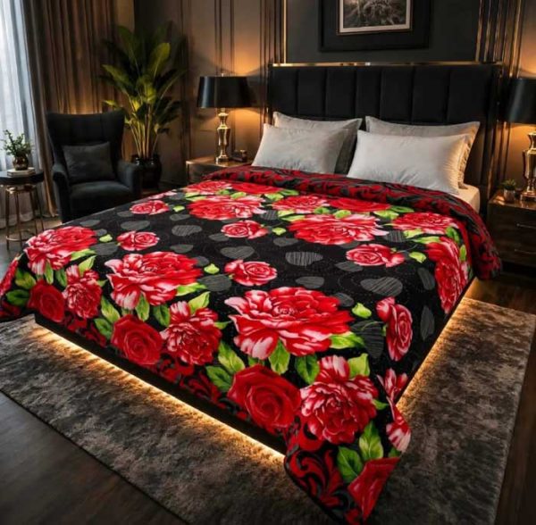 red-rose-double-bed-printed-ac-blanket-soft-flees-sarastore-pk