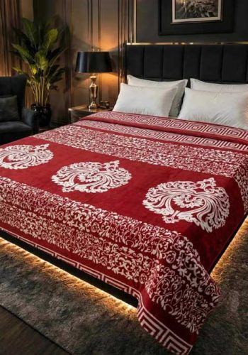 red-damask-double-bed-ac-blanket-soft-flees-sarastore-pk