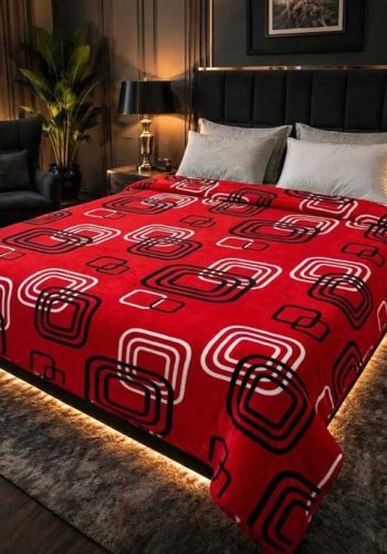 red-geometric-double-bed-printed-ac-blanket-soft-flees-sarastore-pk