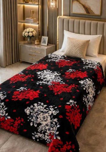 soft-fleece-single-bed-printed-ac-blanket-black-floral-sarastore-pk