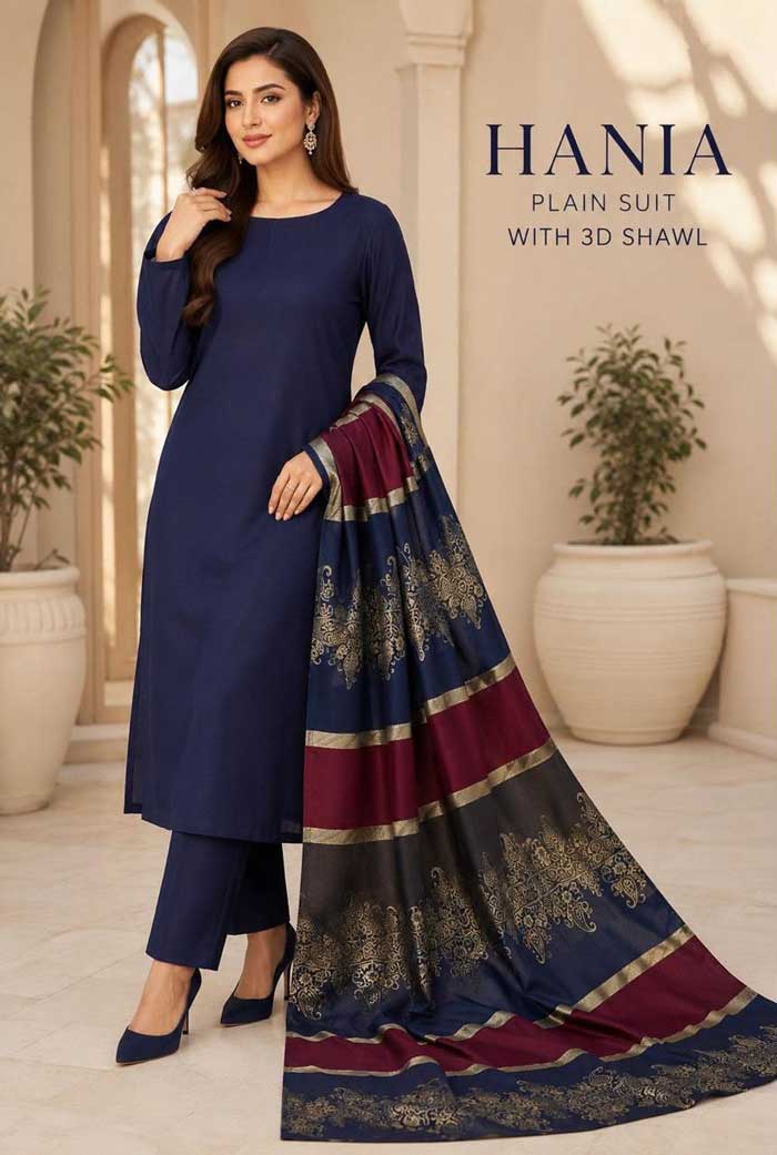 bareeze-dhank,-marina-with-3d-wool-shawl-(21) navy-blue-dhanak-plain-suit-with-3d-wool-shawl-sarastore-pk