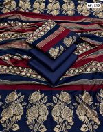 bareeze-navy-blue-dhanak-plain-suit-with-3d-wool-shawl-sarastore-pk