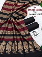 bareeze-jet-black-dhanak-plain-suit-with-3d-wool-shawl-sarastore-pk